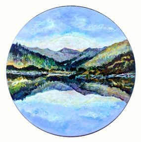 Peinture, Reflet du Vignemal, Aurelie Cholley