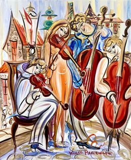 Painting, A Little Symphony of Prague, Kirill Postovit