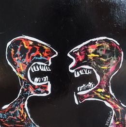 Painting, Nématoïdes  des plaines 39, Delphine Dessein