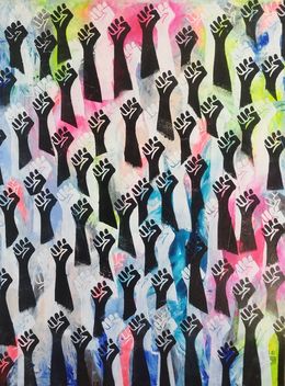 Painting, The Raging Hearts, Delphine Dessein