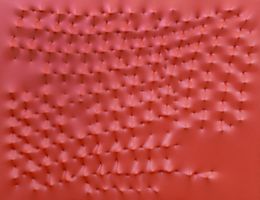 Pintura, Gazi-Rosso (Omaggio a Castellani/ Tribute to Castellani), Giuseppe Amadio