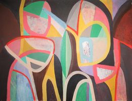 Painting, Bashful Juggler, Hal Mayforth