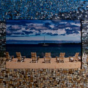 Fotografía, Beach Life with Mosaic Frame, Natalie McGuire