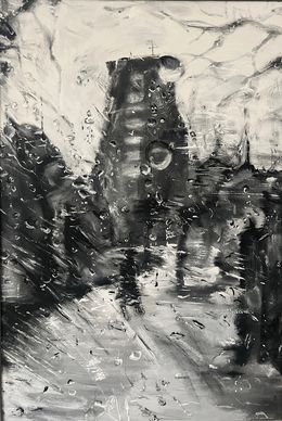 Peinture, Through the windshield, Olga Shanina