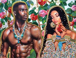 Peinture, Black Adam and Eve, Irina Bast