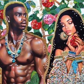 Peinture, Black Adam and Eve, Irina Bast