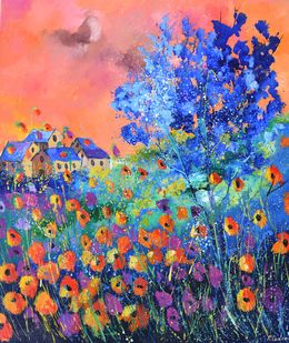Pittura, Evening sonata in poppies, Pol Ledent