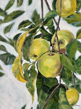 Pittura, Yellow sour apples, Natalia Korneeva (Natiko)