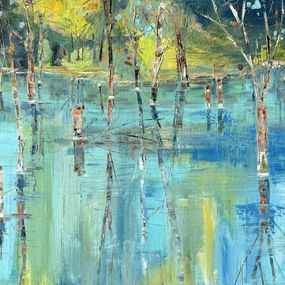 Painting, Forest in the water, Natalia Korneeva (Natiko)
