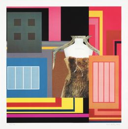 Print, Contamination I, Peter Halley