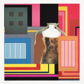 Print, Contamination I, Peter Halley