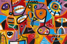 Painting, Composición, Enrique Pichardo