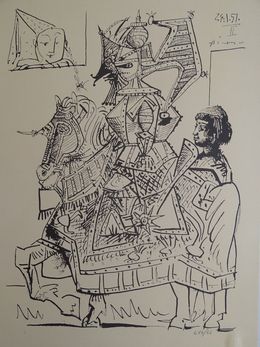 Print, El Caballero, Pablo Picasso