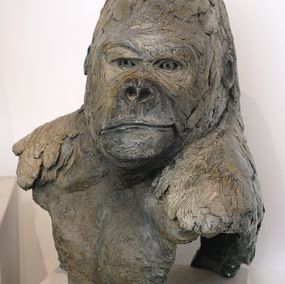 Sculpture, Jeune gorille, Isabelle Carabantes
