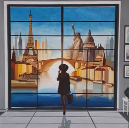Painting, Départ : Le Monde, Jacques Guillet
