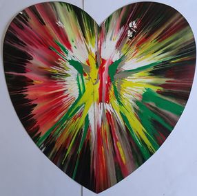 Painting, Heart - Spin Painting, Damien Hirst