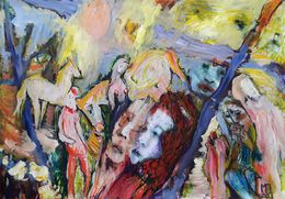 Painting, Tradície II, Monika Sabo