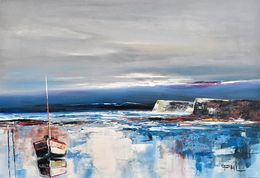 Peinture, Matin calme, au bord de mer, Phil