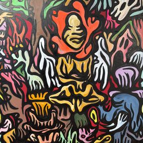Painting, Miss Flowers, Fabien Verschaere