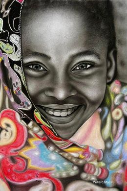 Painting, Soul in Shades - Hungwe, NY, USA, Willard Mujuru