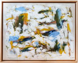 Painting, Retour aux chardonnerets, Murielle Sauvé