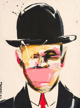 Painting, Magritte, Raphaël Federici (ParisSketchCulture)