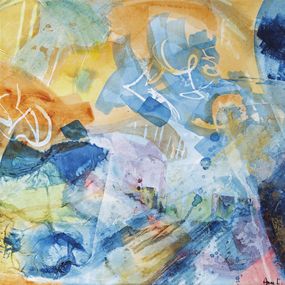 Painting, Songes série paysages imaginaires, Anne Labouret