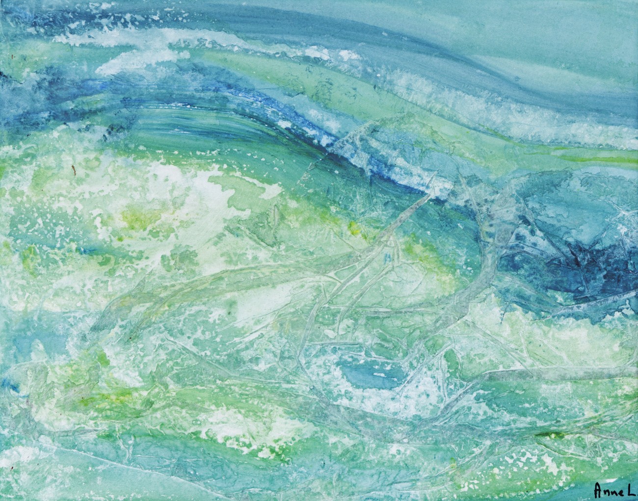 Anne Labouret, Turbulences marines série paysages imaginaires Anne Labouret, Turbulences marines série paysages imaginaires