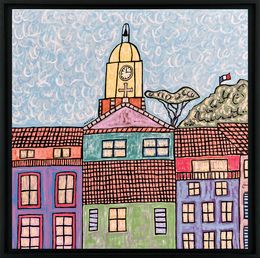 Peinture, Saint-Tropez my home, Paul Richard Mason