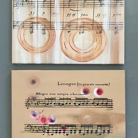Gemälde, Diptych: Roma Num and Limoges, Sergio Bazan