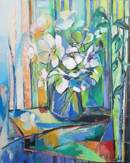 Painting, Les grandes marguerites, Céline Dabot