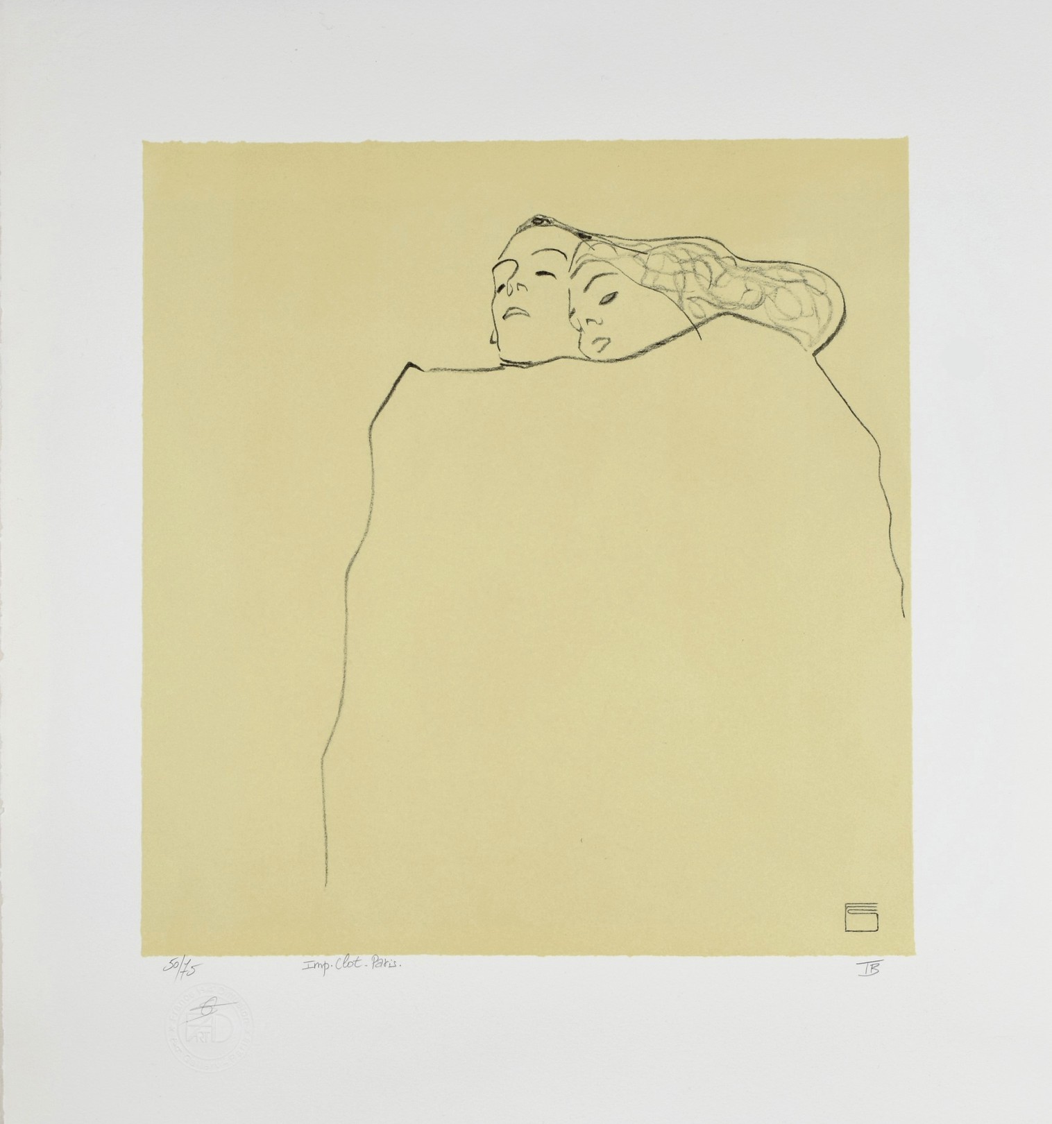 Egon Schiele, Couple Endormi, 1909 | Sleeping Couple, 1909 Egon Schiele, Couple Endormi, 1909 | Sleeping Couple, 1909