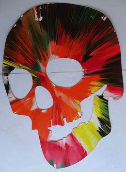 Painting, Skull- Spin Painting, Damien Hirst