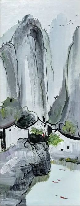 Peinture, Paysage chinois 719, Xiu
