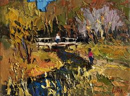 Peinture, Near a Quiet River, Ivanyuk Oleksiy