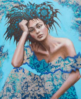 Painting, Dreamer, Sylvie Julkowski-Egard