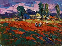 Peinture, Buckwheat Stubble, Oksana Ivanyuk