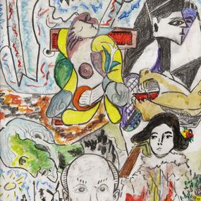 Painting, Hommage à Picasso, Xavier Ducelier