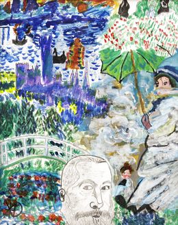 Gemälde, Hommage à Monet, Xavier Ducelier