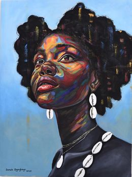 Peinture, Looking Beyond 8, Damola Ayegbayo