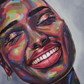 Peinture, Against All Odds 11 - 21st Century, Contemporary, Figurative Portrait, Modern, Damola Ayegbayo