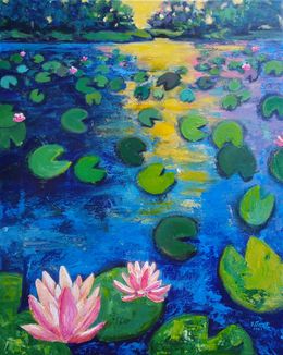 Painting, Water lilies flavor, Ksenia Tsyganyuk