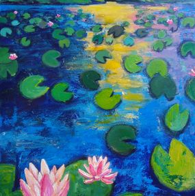 Gemälde, Water lilies flavor, Ksenia Tsyganyuk