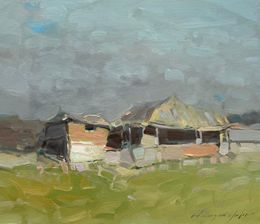 Painting, Village, Vahe Yeremyan