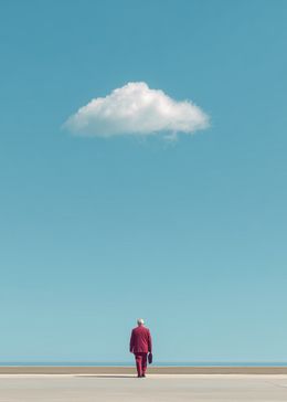 Photographie, Red man walking, Marcus Cederberg
