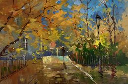 Peinture, Autumn Leaves Are Flying, Suprunchuk Yuriy