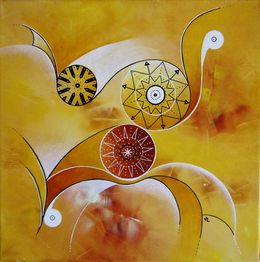 Painting, Vulcain fois Détroit, Valérie Lamarre