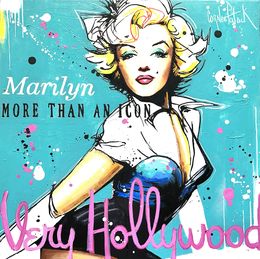 Pintura, Marilyn Monroe, very Hollywood, Patrick Cornée