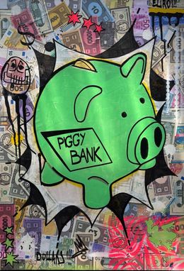 Peinture, Piggy bank, Sebastien Beaulieu