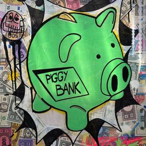 Painting, Piggy bank, Sebastien Beaulieu